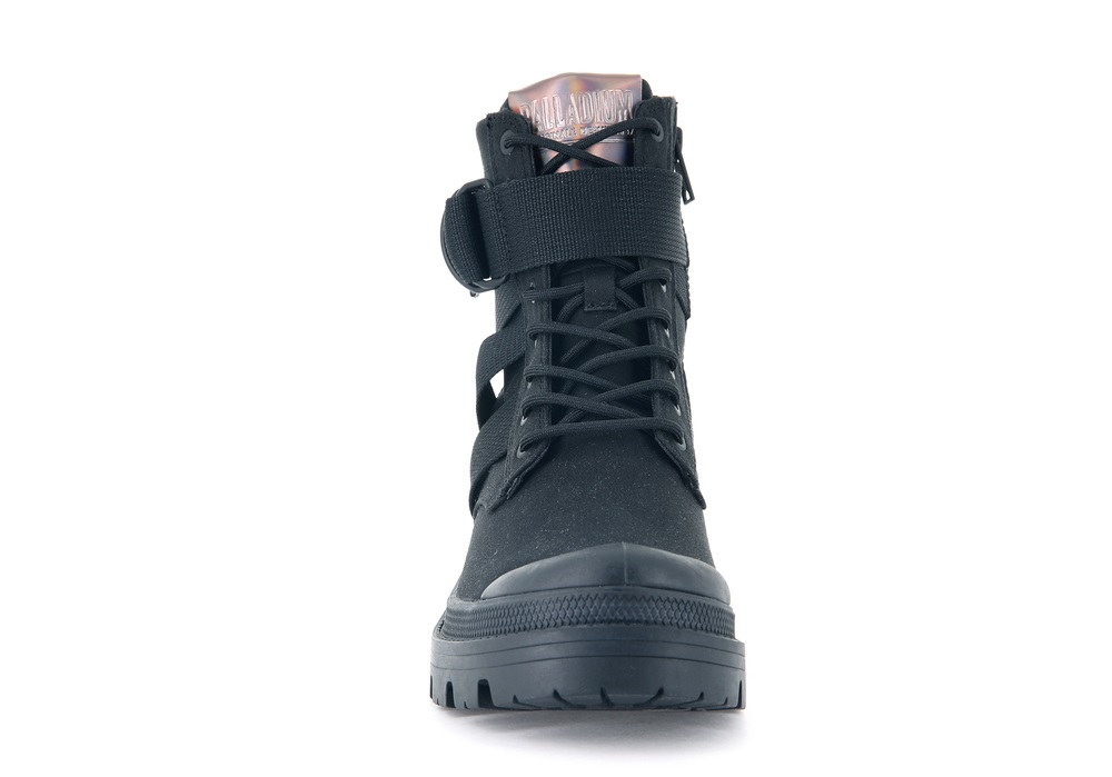 Botas Palladium PALLABASE TACT S TX Mujer Negras | Costa Rica-68425